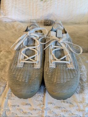 Neutral Knit Lace-Up Women's Sneakers